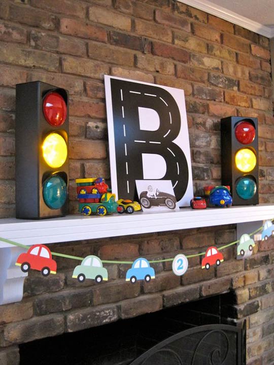 traffic light decorating ideas