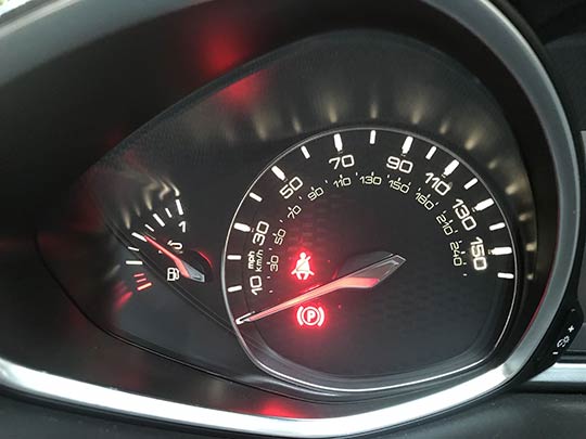 Sue Baker notes the dials on the Peugeot 308 GTI are different to other models moving in the opposite direction to most, 