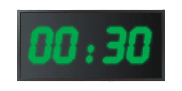 Just 30 seconds