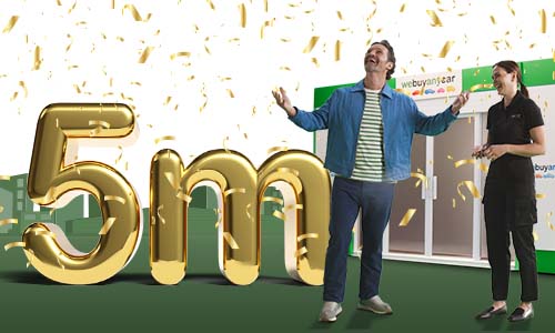 webuyanycar's 5 millionth car purchase milestone