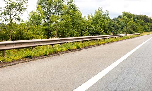 What is a hard shoulder?