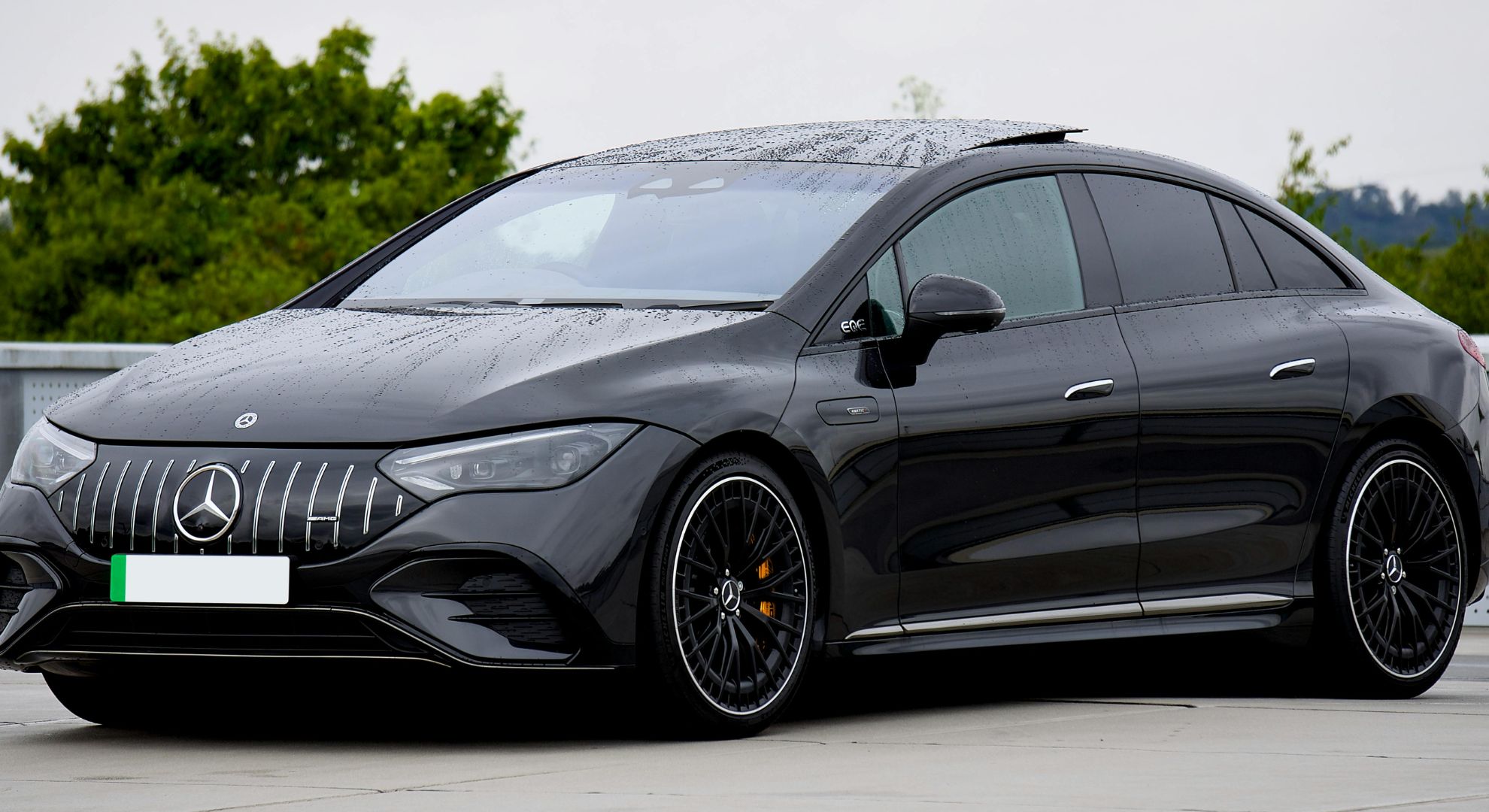 Black Mercedes EV