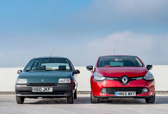 Clio original and current models