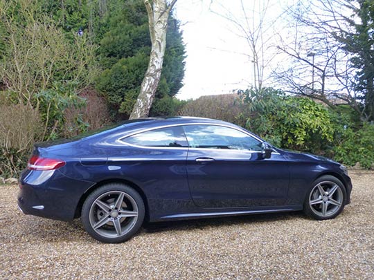 Mercedes C-Class Coupe Rear Review
