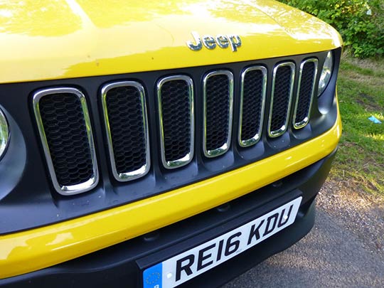 Jeep Renegade Review - Yellow