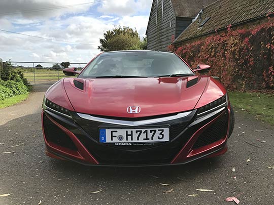 Front of the Honda NSX