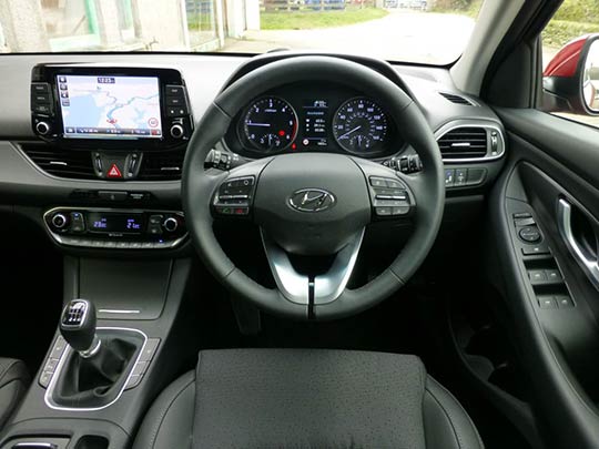 Hyundai i30 interior, Hyundai i30 cabin