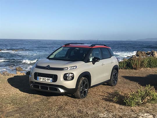 The Citroen C3 Aircross has a range of colour combinations to chose from.