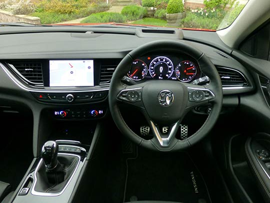 The Vauxhall Insignia Grand Sport car handles well behind the wheel combining performance and ride comfort