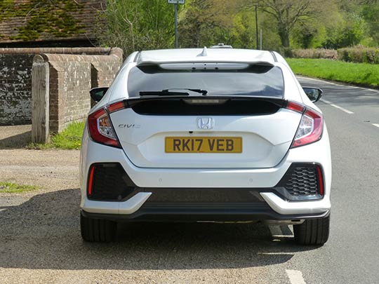 The Honda Civic is a family pleaser with plenty of rear legroom and a decent sized boot