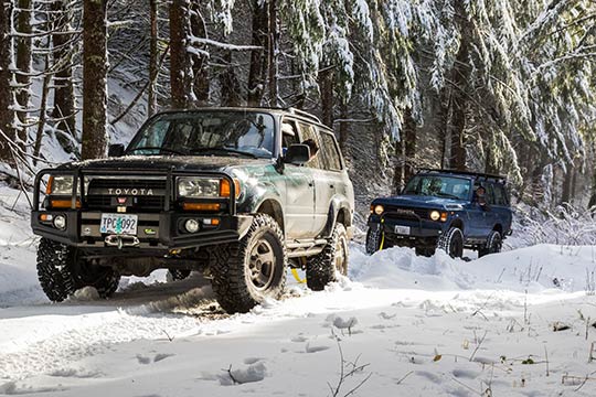 The best cars for driving on ice are those with a four-wheel drive, preferably a 4x4.