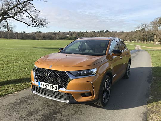 Sue Baker describes the drive of the DS7 Crossover as dignified and sprightly, with the big diesel engine being punchy.