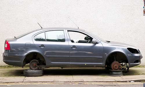 Can you scrap a car with missing parts?