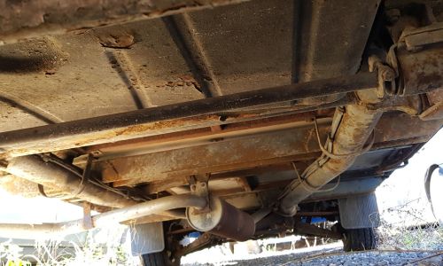 Rust on chassis