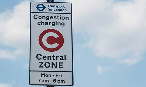 Do hybrid cars pay congestion charges?