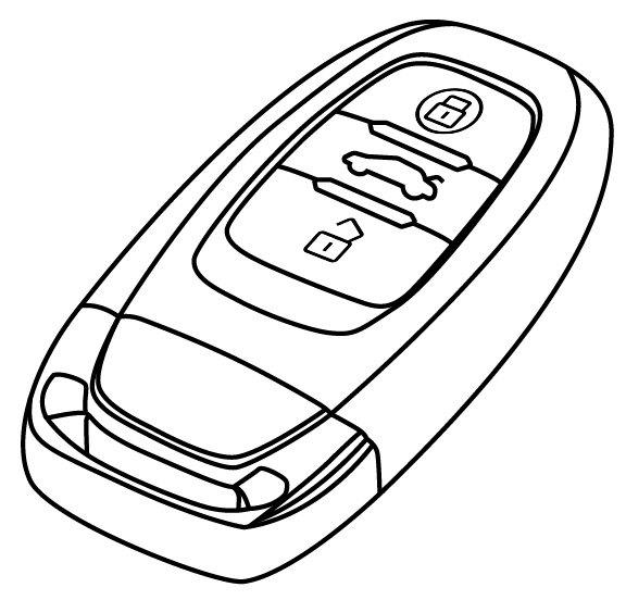 Illustration of car keys