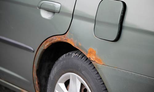 How much rust is too much on a car?