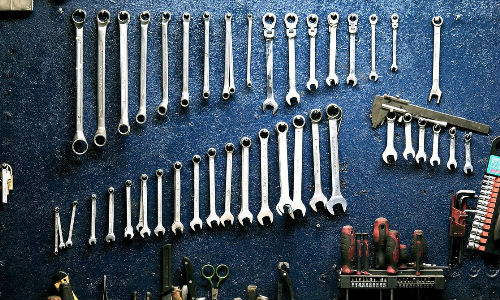 Tools for a car service