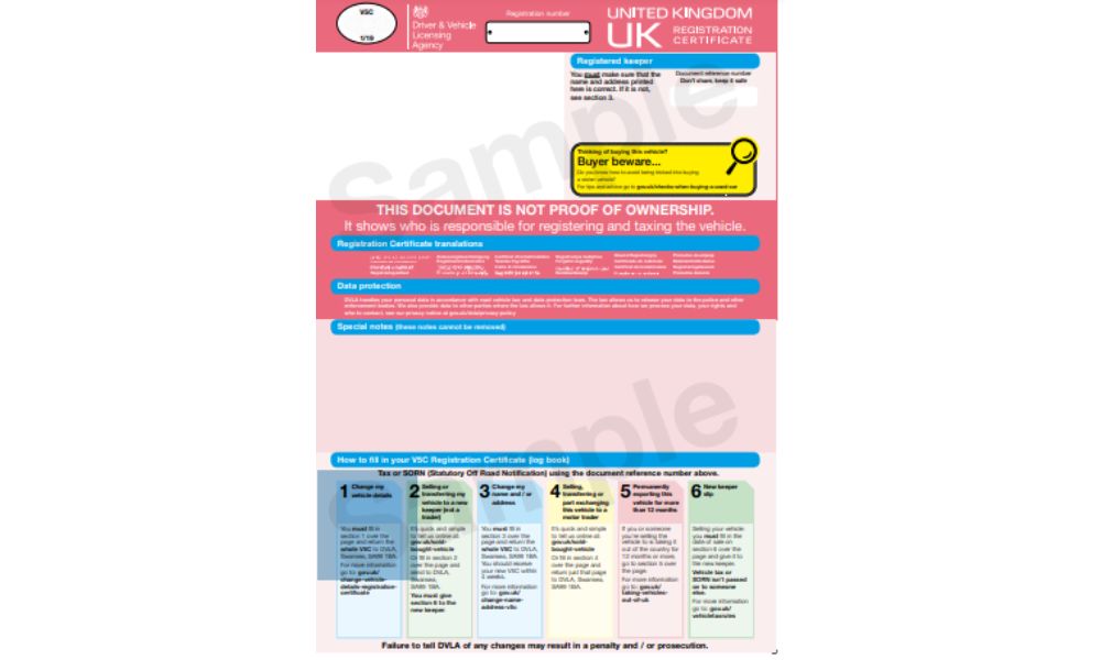 What is a V5C logbook? Complete guide to your V5 document