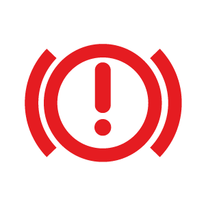 Brake system warning light