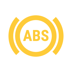 Anti-lock brake system (ABS) warning light