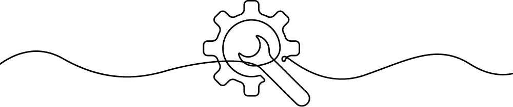 Illustration of spanner and repair icon